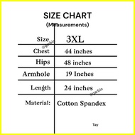 ERICKAS Women Plus-size Tops/Tank Sando for Women Size 3XL