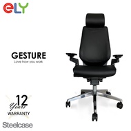 ELY Steelcase Gesture High Back Leather / Office chair / Ergonomic Chair / Ergonomic Office Chair