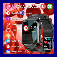 DHJER Medical Grade Smart Watch น้ําตาลในเลือดไขมันในเลือดกรดยูริก ECG + PPG อุณหภูมิร่างกาย Bluetooth Call Health Smartwatch สําหรับ Xiaomi FESGE
