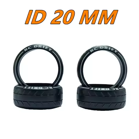 GT55 Racing 1/24 1/28 MINI-Z 20MM Drift Tire High Hardness (ID 20MM OD 25mm THK 2.6mm) 4PCS #MH20252