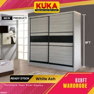 Almari Baju/Mirror Wardrobe Sliding Door / 6ft / 8ft / 6x8 / 8x8 / Almari Besar / Wardrobe /Sliding 