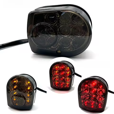 Taillight CT70 Brake Light Blacked Rear Light Signal Light For Monkey C50 CUB XL80S CHALY CF50 CF70