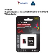 Adata High Endurance Micro SD SDXC/SDHC UHS-I Card A2 4K (64GB/128GB/256GB/512GB)