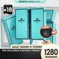 【18Packs】BoTang Mommy Botare Hanging Tissue 155x175mm Jumbo Size Soft 4-Ply Household