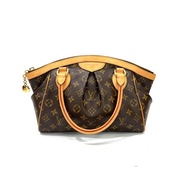 LV 原花金釦Tivoli PM 手提水餃包 M40143