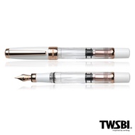 TWSBI鑽石580活塞吸墨式鋼筆/ 白玫瑰金/ F