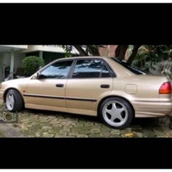 Side skirt Side Bodykit for Toyota All Lips Corolla great corolla ae.111 ae.112, (1 set) Cool Cheape