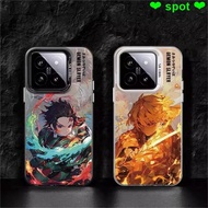 鬼灭之刃小米1413彩银k70k60红米TURBO3/note13PRO+手机壳 Demon Slayer Xiaomi 1413 Colorful Silver k70k60 Redmi TURBO