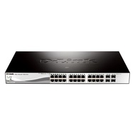 D-LINK 24 PORT GIGABIT POE + 4 PORT SFP L2 SMART SWITCH (DGS-1210-28P)