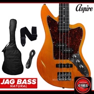 Aspire 4JH 4S Jag Bass Guitar with Free Accessories