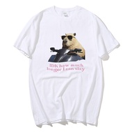 IDK How Much Longer I Can Slay Capybara Funny Meme COTTON T Shirts Men Women Retro O-Neck Fashion T-