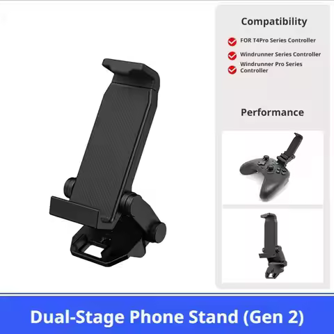 For GameSir T4 Pro Controller Phone Holder Adjustable Gaming Phone Mount