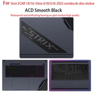 Used for Asus ROG Strix G16 G615L/G614P Body Film G614F Laptop Sticker SCAR16 G635L Computer Protect