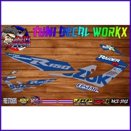 ∢ ✙ ♡ Suzuki Raider 150 MOTOGP Edition 2020 Carb Stock Decals (ORIG BLUE) w/ Freebies