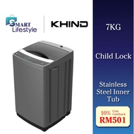 KHIND 7KG FULLY AUTO WASHING MACHINE TOP LOAD WM70A