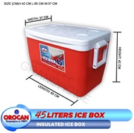 #OROCAN BRAND COOLER BOX / ICE BOX CHEST INSULATED COOLER BOX 65-LITERS & 45-LITERS / FOOD CONTAINER