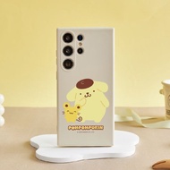 布丁狗與司康純色矽膠SAMSUNG手機殼