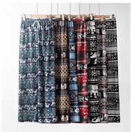 Thailand Batik Elephant Long Pant Plus Size Unisex Women Men/Thailand Batik Gajah Seluar Panjang Kai