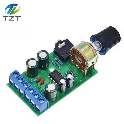 DC 1.8-12V TDA2822 TDA2822M Amplifier Board 2 Channel Stereo Mini AUX Audio Amplifier Module AMP wit