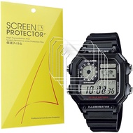 F108WH Screen Protector, [6 Pack] Lamshaw Full Coverage TPU Clear Film Compatible for Ca-sio F105W, 