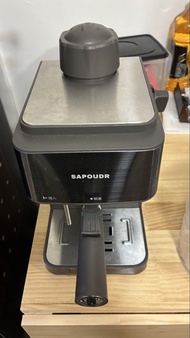 SAPOUDR 半自動意式咖啡機 蒸氣打奶泡