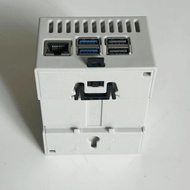 Raspberry Pi 5th Generation ABS Rail Case Raspberry Pi 5 Cooling Protective Case with Official Radia