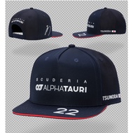 New Caps Scuderia Alpha Tauri Snapback Cap Men Women F1 FORMULA 1 Team Motorsports Racing Hat Hip Ho