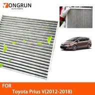 Car Cabin Air Filter for Toyota Prius V 2012-2018 Auto Filters Carbon Fiber 87139-02020 87139-02090 