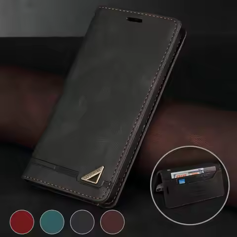 For Redmi Note 15 Pro 14 5G 4G Flip Case Mi 10 T Mi10 Funda Xiaomi 10T Pro 8 A 9 C 9S 10S 9T 10C 14 