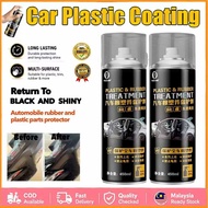 Car Plastic Coating 450ml Car Plastic Restore Plastic Restorer Plastic Nano Coating Waterproof Wear-