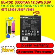 3300mAh BL-T32  LG G6 G600L G600S H870 H871 H872 H873 LS993 US997 VS988 Phone New High Quality Free 