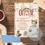 4R size Invitation Card - Any Theme