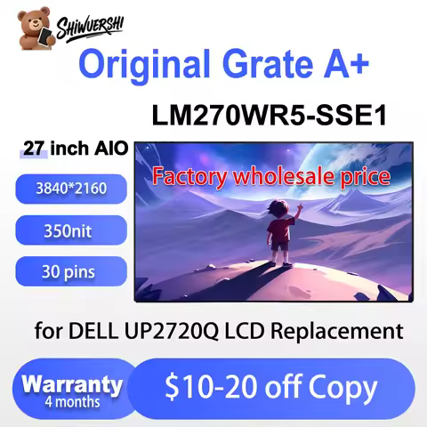 original new LCD screen LM270WR5-SSE1 LM270WR5 SSE1 LM270WR5 (SS)(E1) For Dell U2720Q monitor