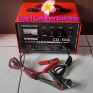 Car Motorcycle Battery Charger 12V - 24V 50 A ROCIA Quick Charger