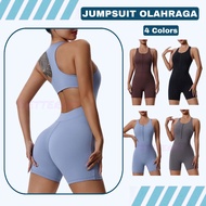 Women's Sports Jumpsuit / One Piece Short Jumpsuit for Gym Fitness