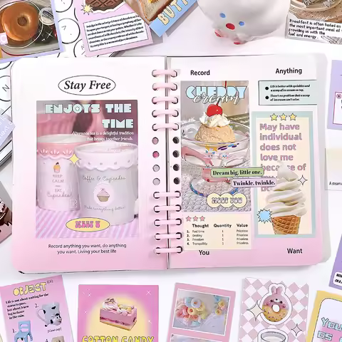 30Pcs/pack Cute Magazine Scrapbooking Stickers Book DIY Junk Journal Material Decoration Album Diary