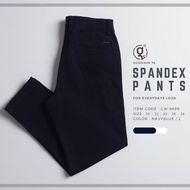 GOODWIN - 9699 SPANDEX PANTS กางเกงขายาวผู้ชาย ผ้ายืด สีพื้น Slim fit