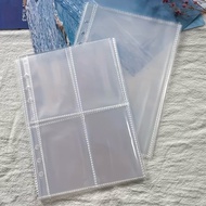 (10 Sheets) A5 Sleeve One Side Binder 6 Holes Thick PP PlasticRing/