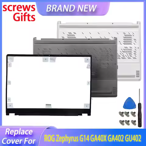 Replace Cover For ROG Zephyrus G14 GA40X GA402 GU402 Laptop Front Bezel Lower Bottom Case Base Door 