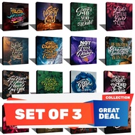 Wise Board PH Wall Decor / Canvas / Frame / Bible Verse 3 designs