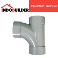 TEE Y PVC 4 INCH D TIPIS / LARGE RADIUS TEE PVC