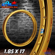 วงล้ออลูมิเนียม COM 1.85 X 17 ขอบเรียบ วงล้อคอม ขนาด 1.85 ขอบ 17 ของแท้ 1 วง สำหรับรถจักรยานยนต์ ล้อ