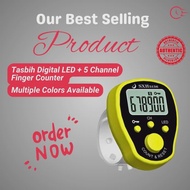 Tasbih Digital LED + 5 Channel Finger
Counter Lock Zikir