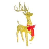 A St. A A Birthday Deer Ornament Large Mall Window Display Glowing Iron Art Hotel Hall Decoration