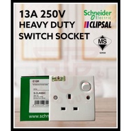 Clipsal S-Classic Schneider 13A 250V Switch Socket/ SBE 13A 250V Switch Socket (SIRIM)