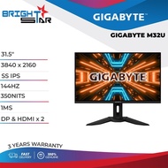GIGABYTE 32" GIGABYTE GAMING M32U M28U MONITOR / SS IPS / 3840x2160 144HZ / 450NITS(HDR 400) / 1MS(M