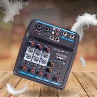 Professional Sound Mixer DJ Mixing Console Interface De Equipment Mesa Som Digital Mini Audio Computer Recording Live 4