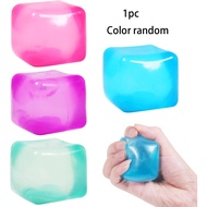 High Density Gel Ice Cube Square Decompression Vent Toy Squishy Stress Ball Squeeze Toys Stress Reli