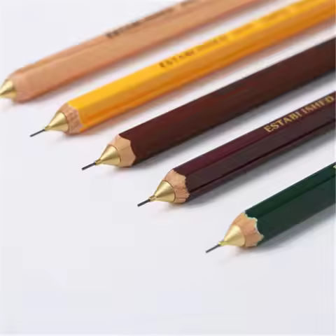Japan OHTO Hexagon Wood Mechanical Pencil 0.5mm Lead APS-280E Japanese Stationery Crayon Kawaii Penc