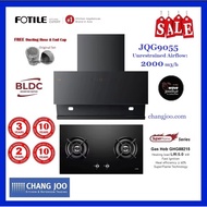 FOTILE JQG9055-i Chimney Hood + FOTILE GHG88215 Built-In Gas Hob